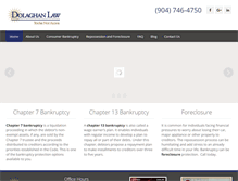 Tablet Screenshot of bankruptcylawjax.com